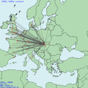 IARU1 50MHz kontest 2016